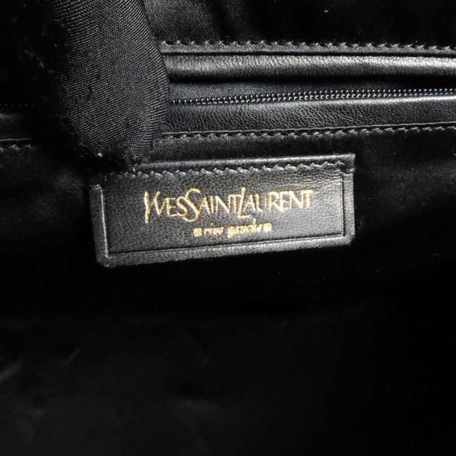 YVES SAINT LAURENT 漆皮皮革Muse Bag手挽袋-5