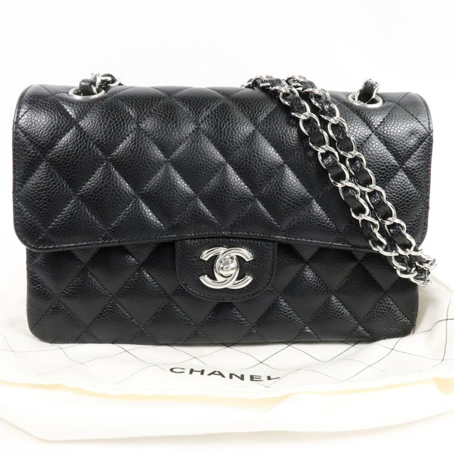 CHANEL 牛皮皮革Classic 23鏈帶肩背袋-10