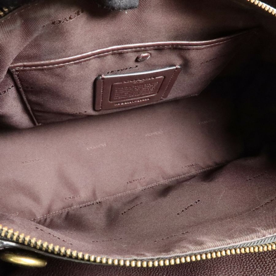 COACH 牛皮皮革Shoulder Bag肩背袋-4