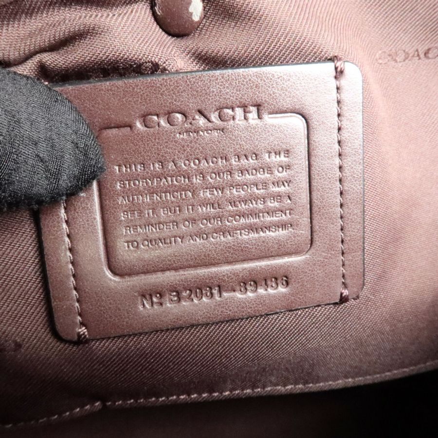 COACH 牛皮皮革Shoulder Bag肩背袋-5