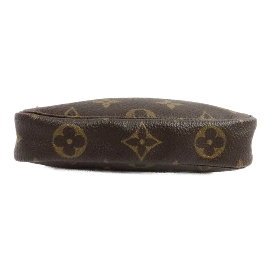 LOUIS VUITTON Monogram Mini Pochette Accessoires金扣手挽袋-3
