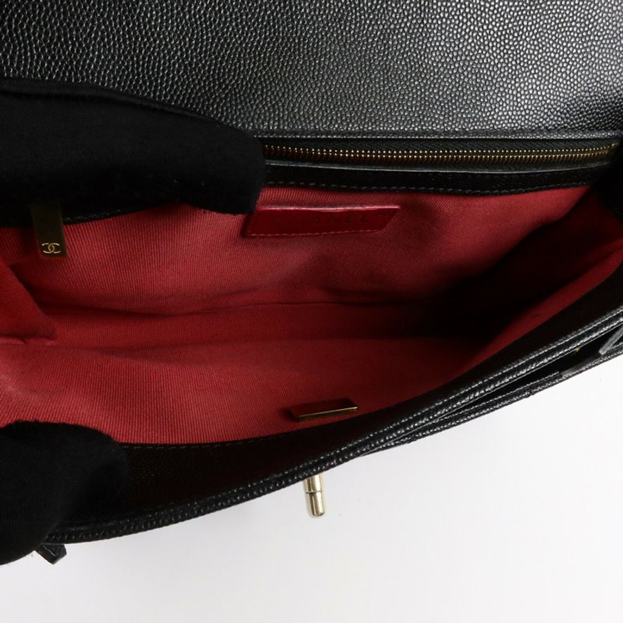 CHANEL 牛皮皮革Carry Bag手挽肩背兩用袋-4