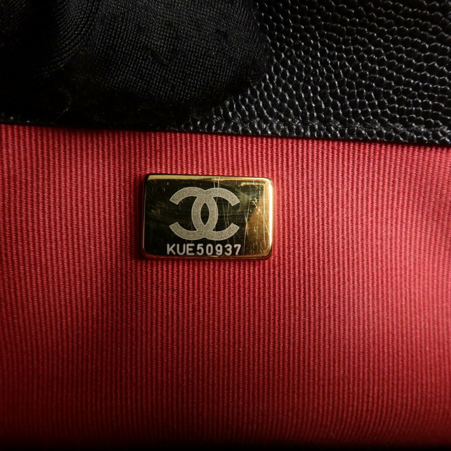 CHANEL 牛皮皮革Carry Bag手挽肩背兩用袋-7