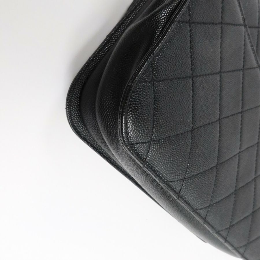 CHANEL 牛皮皮革Carry Bag手挽肩背兩用袋-12