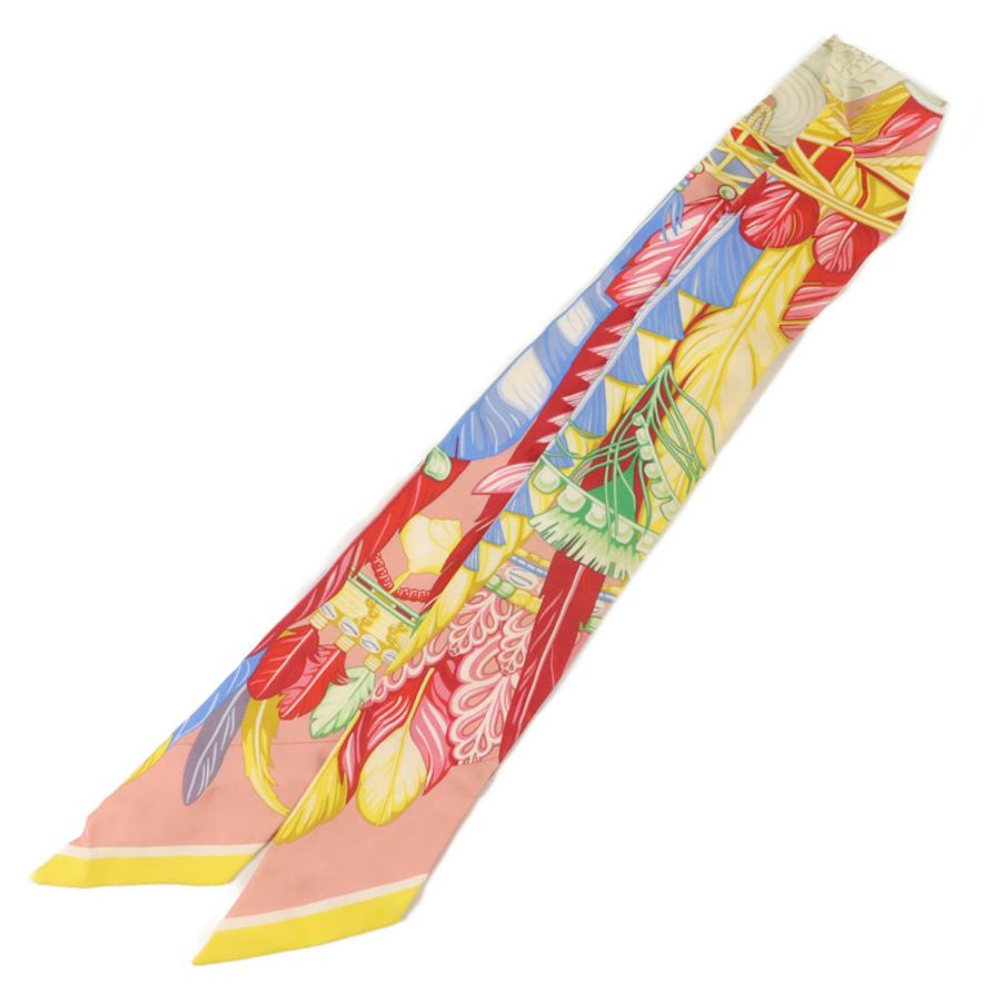 HERMES 絲質Twilly絲巾-1