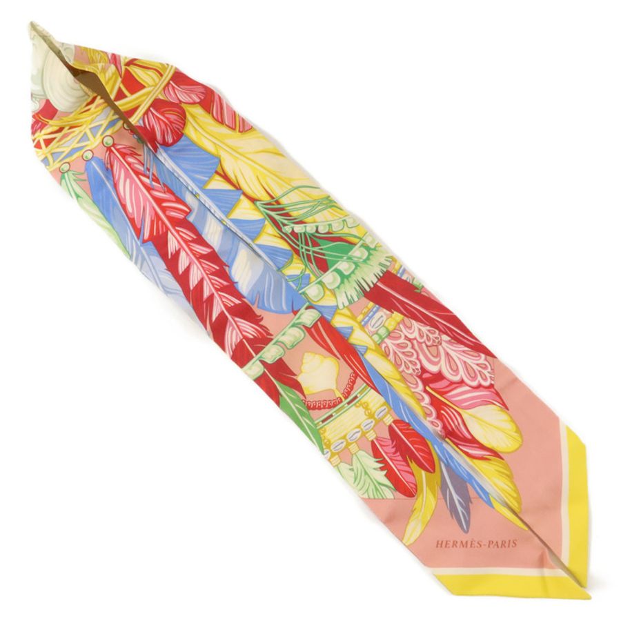 HERMES 絲質Twilly絲巾-3