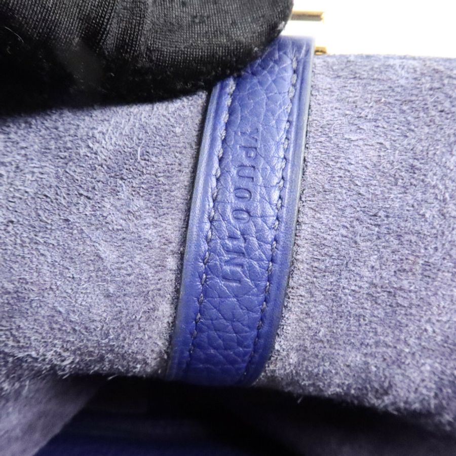HERMES Clemence Picotin PM手挽袋Deep Bleu-6