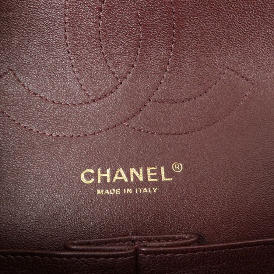 CHANEL 牛皮皮革Large Classic鏈帶肩背袋-5