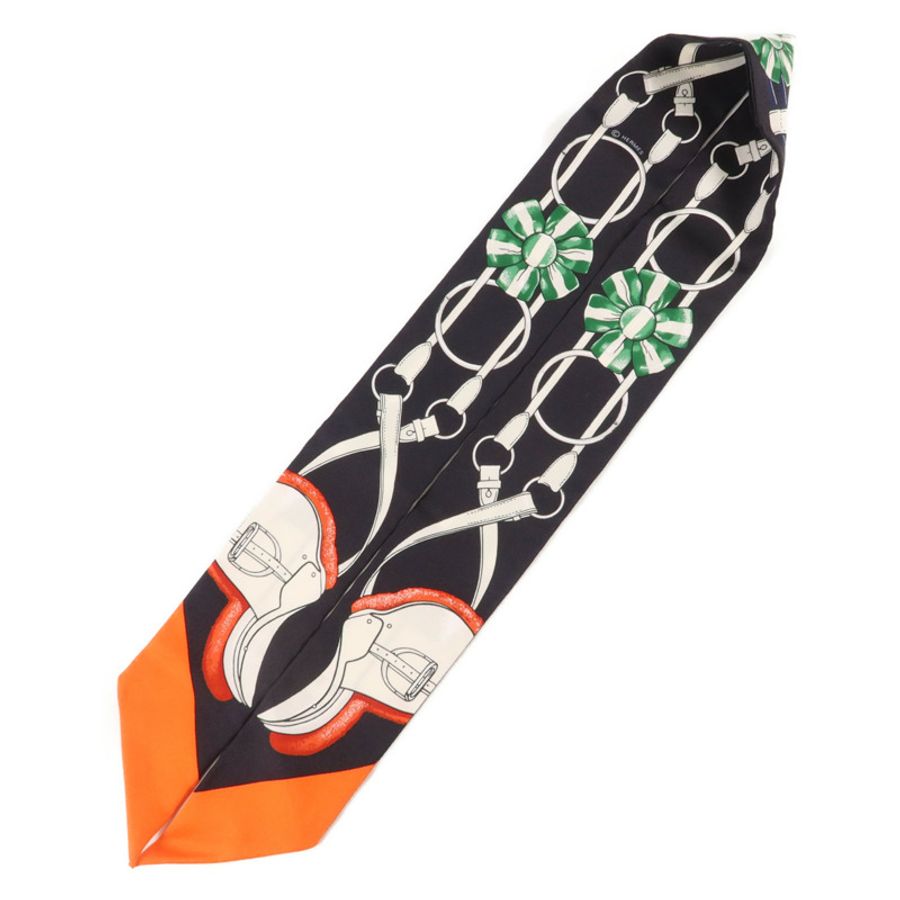 HERMES 絲質Twilly絲巾-2