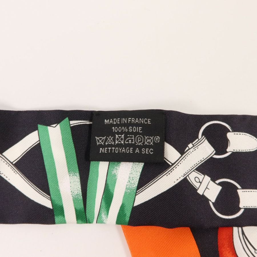 HERMES 絲質Twilly絲巾-6