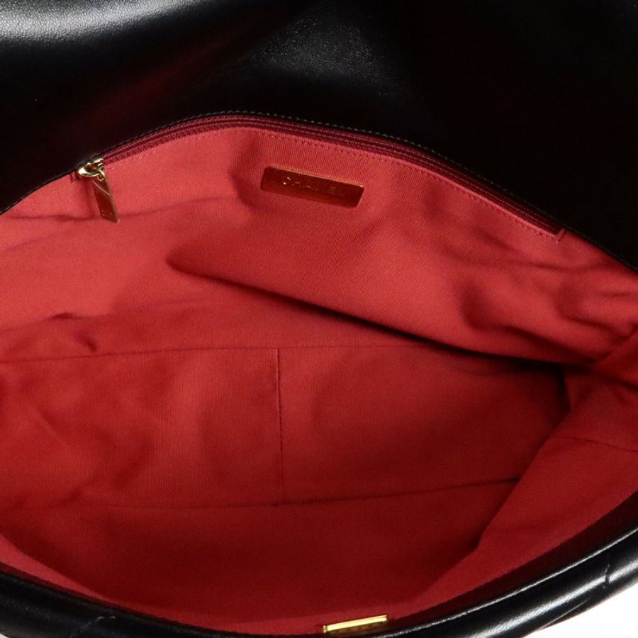 CHANEL 羊皮皮革Chanel 19 Large Shoulder Bag手挽肩背兩用袋-5