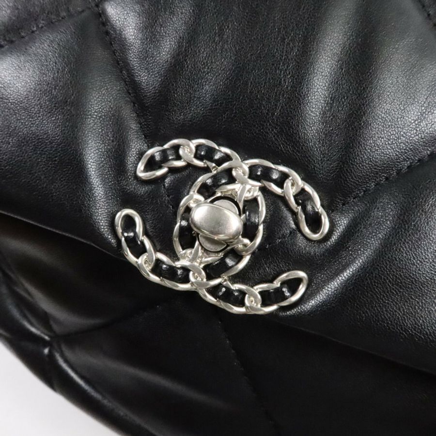 CHANEL 羊皮皮革Chanel 19 Large Shoulder Bag手挽肩背兩用袋-6