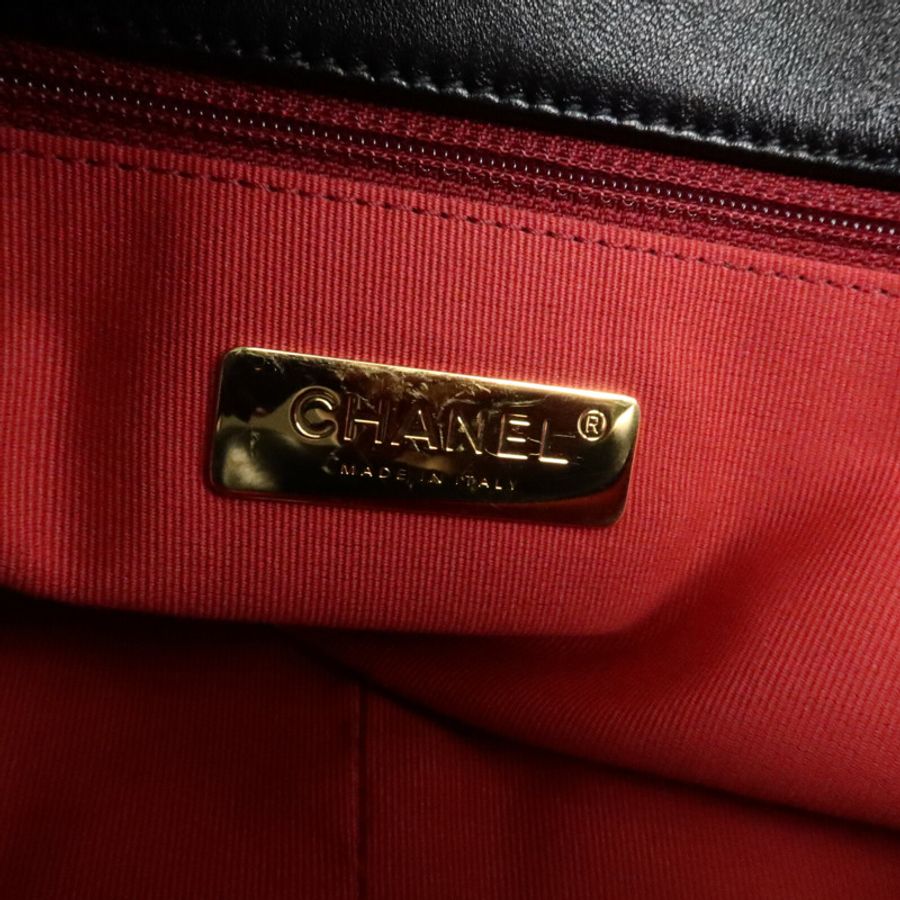CHANEL 羊皮皮革Chanel 19 Large Shoulder Bag手挽肩背兩用袋-7