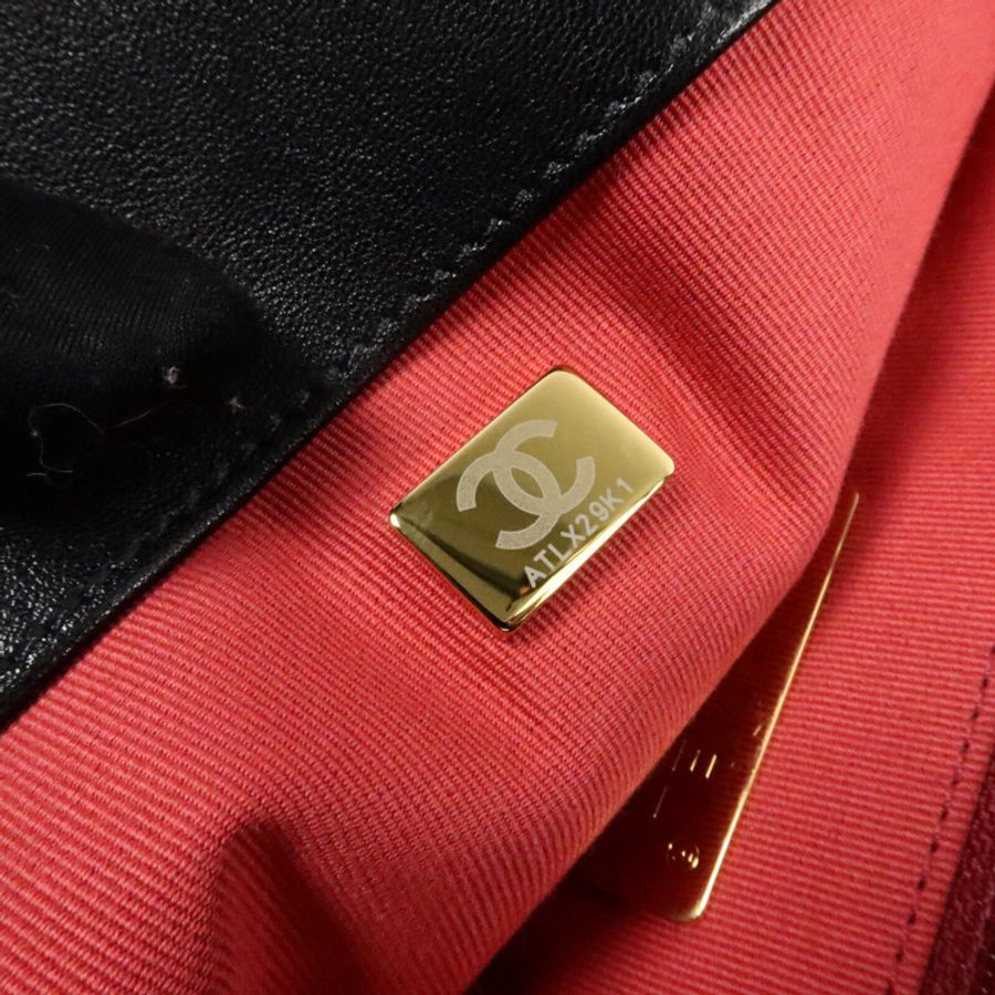 CHANEL 羊皮皮革Chanel 19 Large Shoulder Bag手挽肩背兩用袋-8