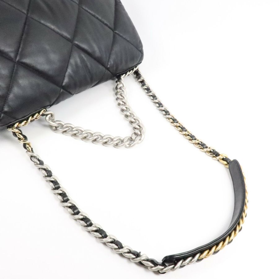 CHANEL 羊皮皮革Chanel 19 Large Shoulder Bag手挽肩背兩用袋-9