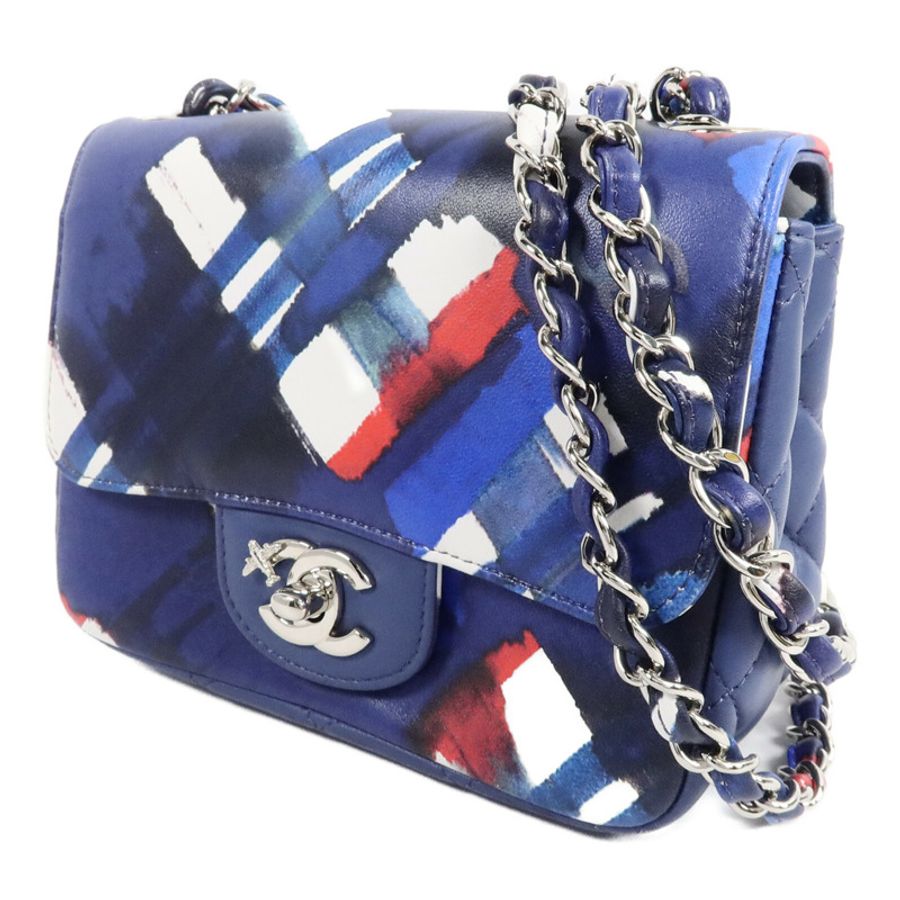 CHANEL 羊皮皮革Chanel Airlines Printed Flap Bag肩背袋-2