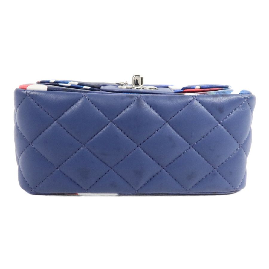 CHANEL 羊皮皮革Chanel Airlines Printed Flap Bag肩背袋-3