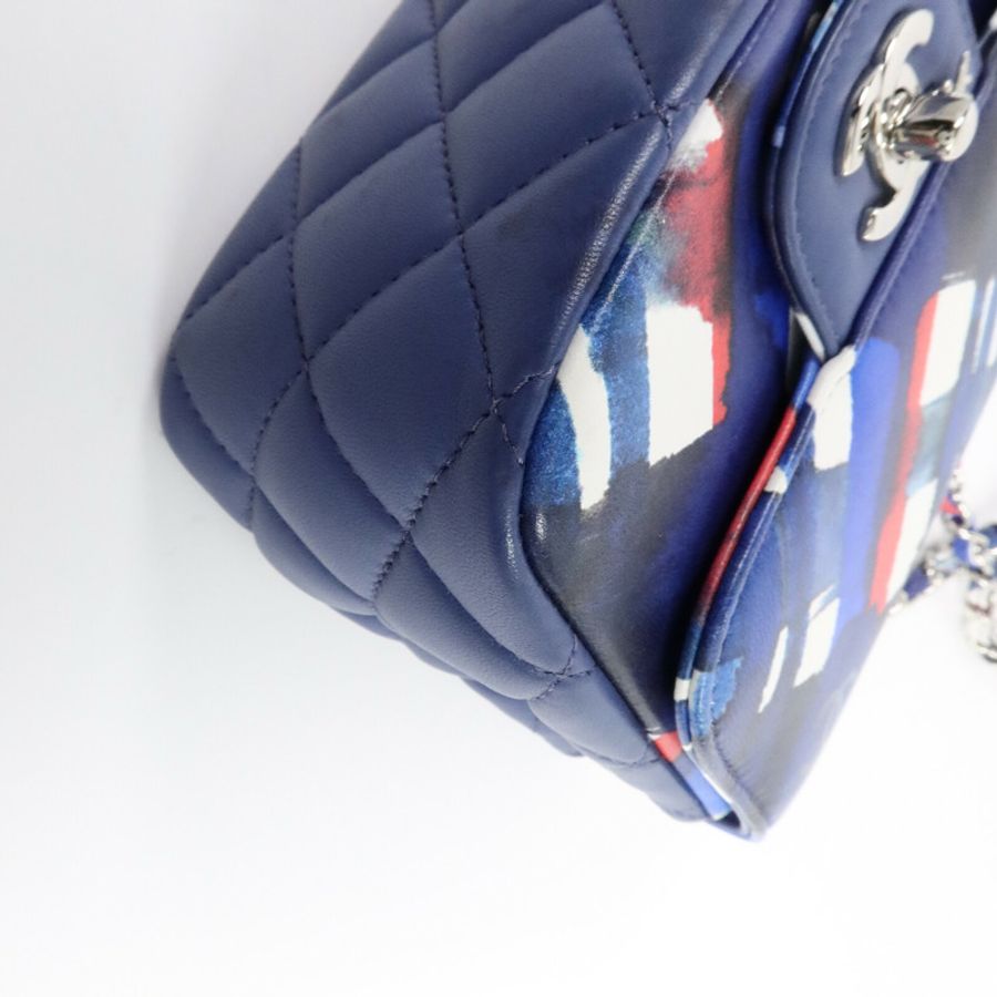 CHANEL 羊皮皮革Chanel Airlines Printed Flap Bag肩背袋-10