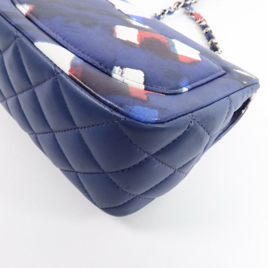 CHANEL 羊皮皮革Chanel Airlines Printed Flap Bag肩背袋-12