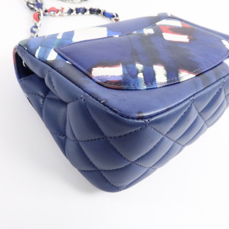 CHANEL 羊皮皮革Chanel Airlines Printed Flap Bag肩背袋-13