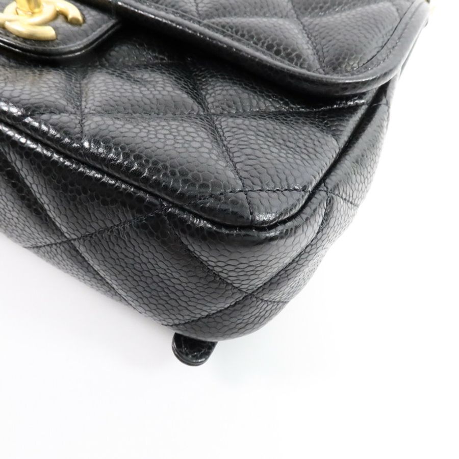 CHANEL 牛皮皮革Backpack背包-10