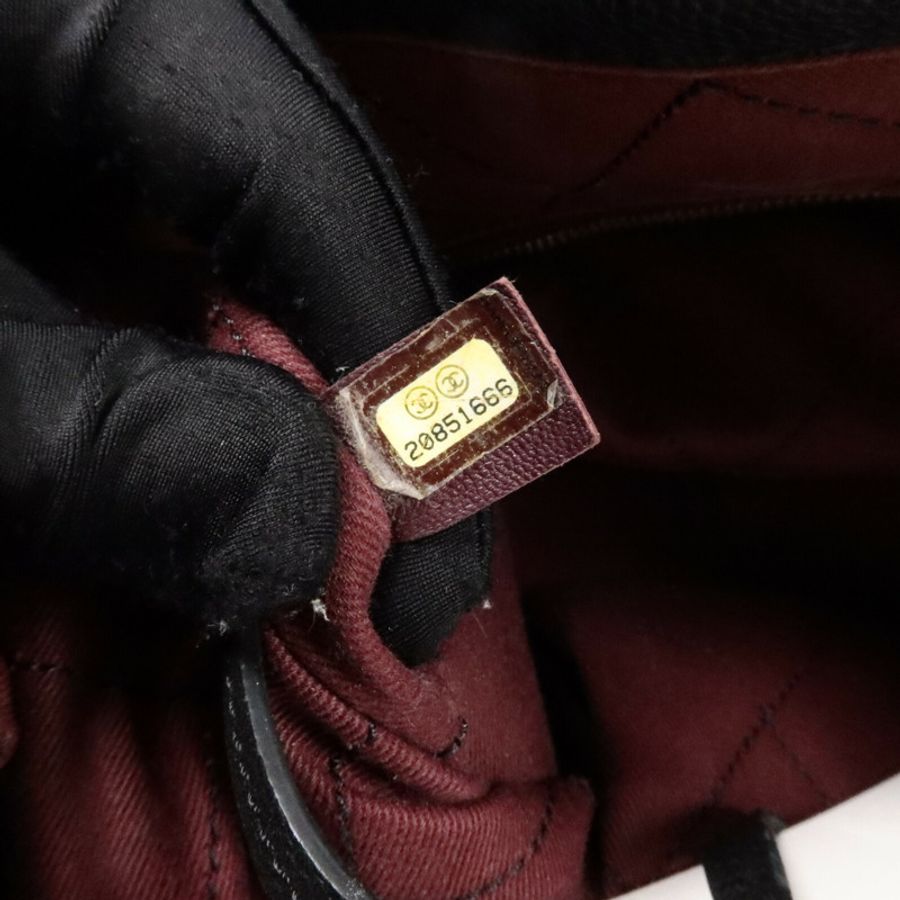 CHANEL 牛皮皮革Grand Shopping Tote鏈帶肩背袋-8