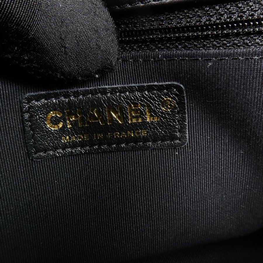 CHANEL 羊皮皮革Chunky Chain Flap Bag肩背袋-5