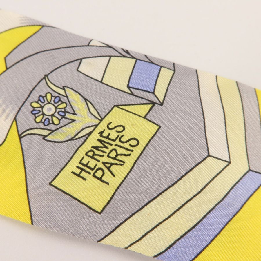 HERMES 絲質Twilly絲巾-9
