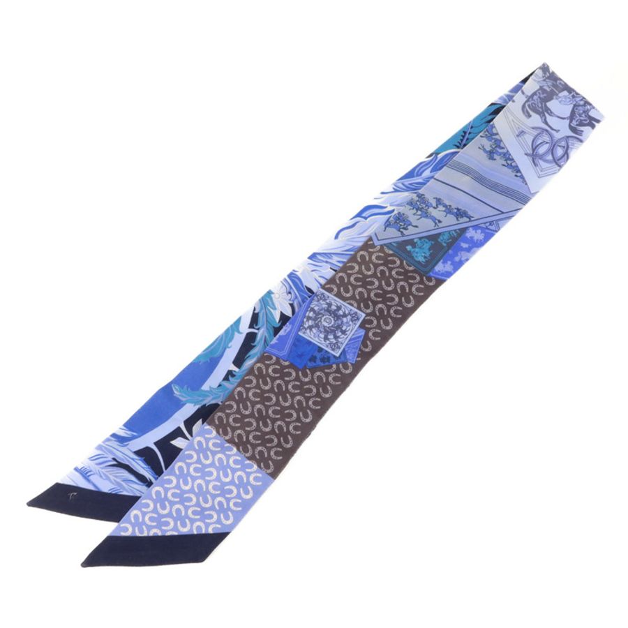 HERMES 絲質Twilly絲巾-1