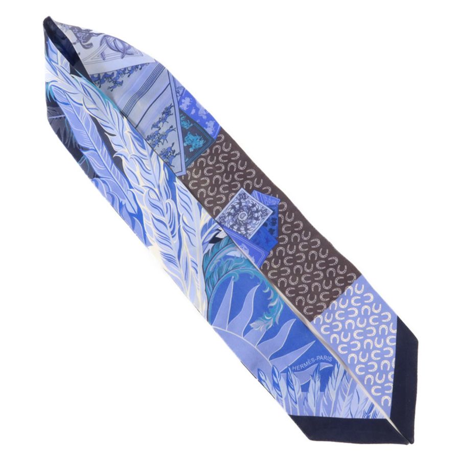 HERMES 絲質Twilly絲巾-3