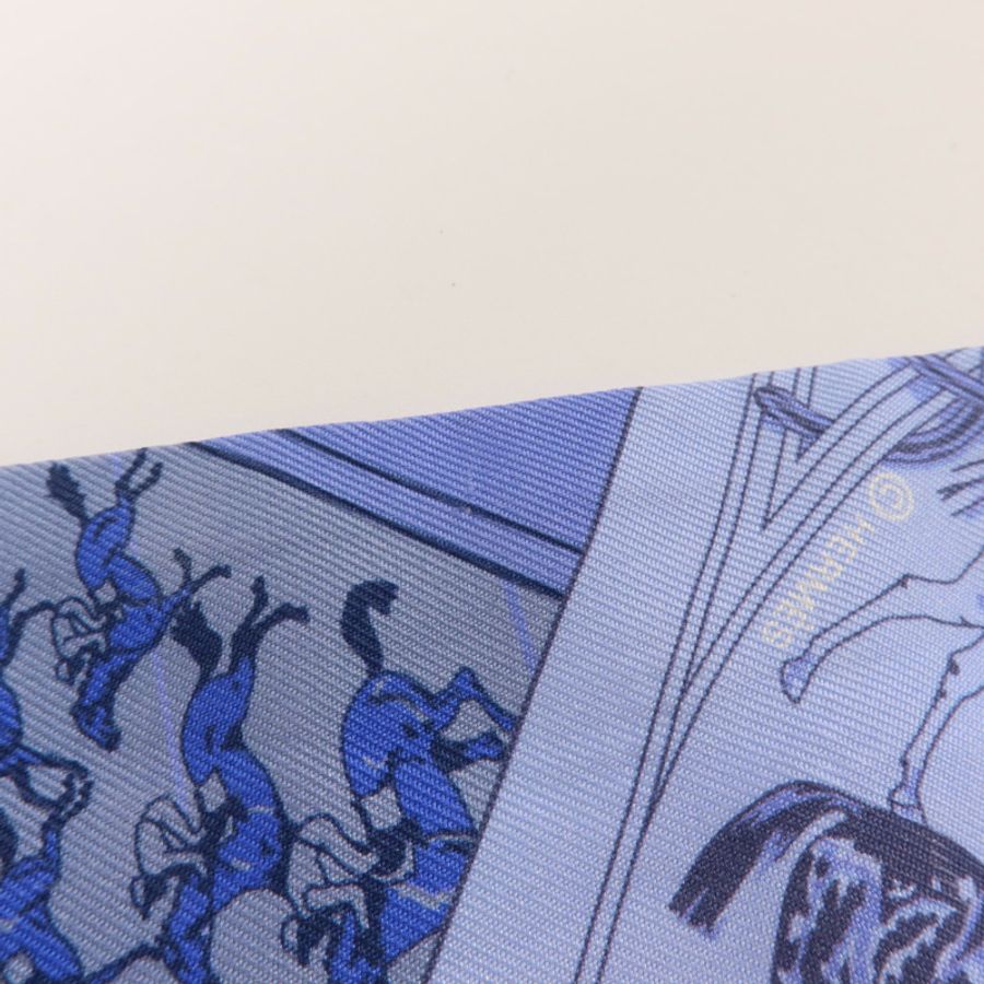 HERMES 絲質Twilly絲巾-9