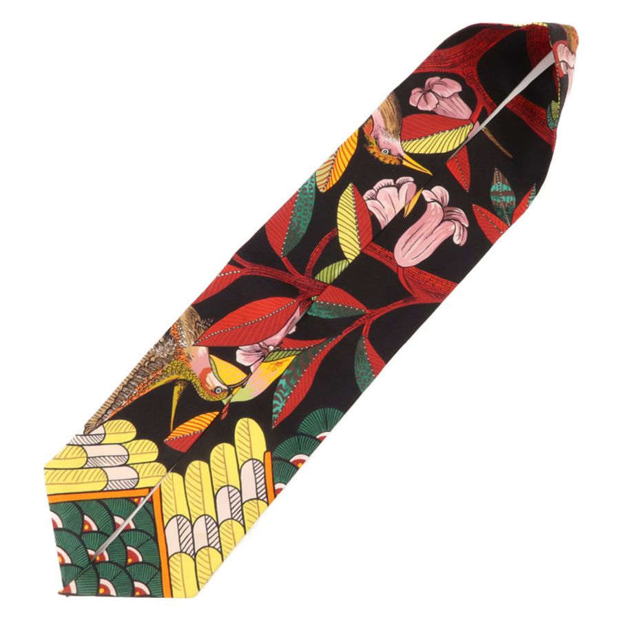 HERMES 絲質Twilly絲巾-2
