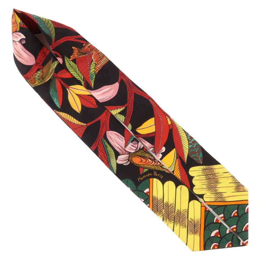 HERMES 絲質Twilly絲巾-3