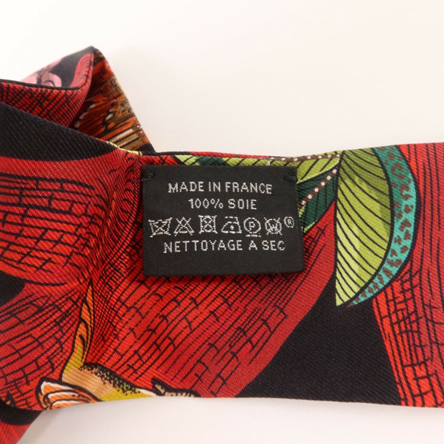 HERMES 絲質Twilly絲巾-6
