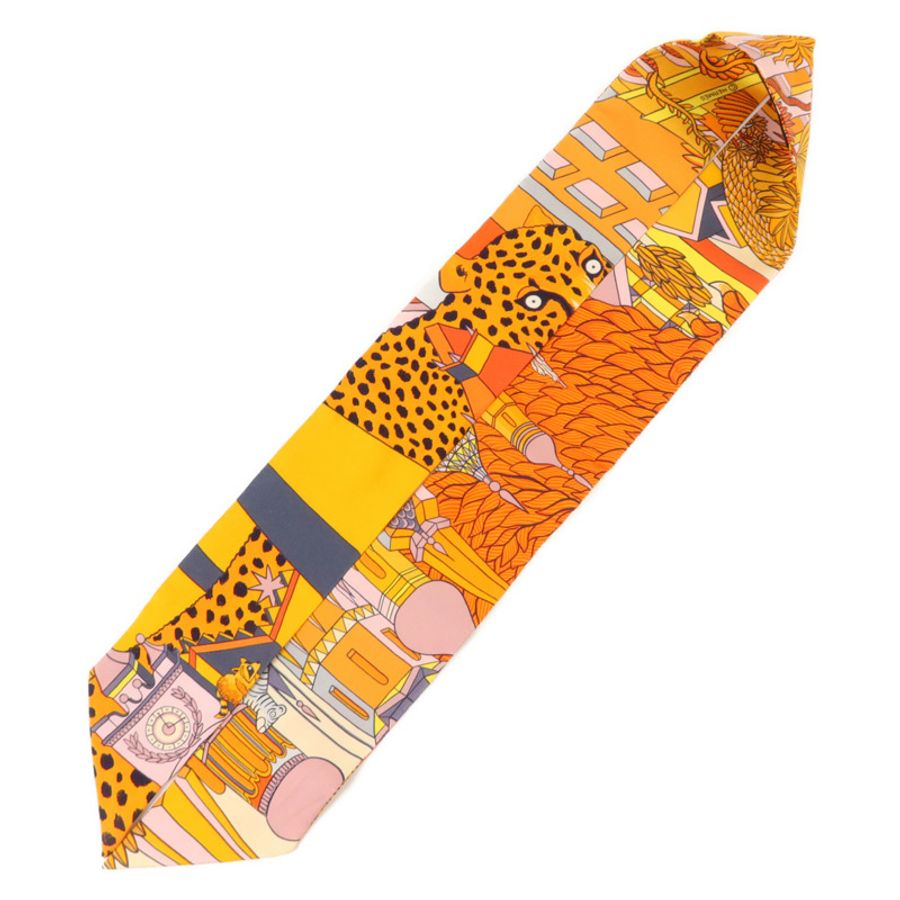 HERMES 絲質Twilly絲巾-2