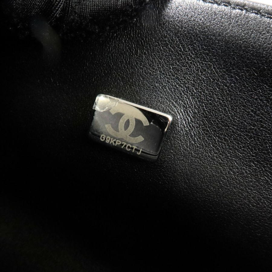 CHANEL 羊皮皮革Boy 20鏈帶肩背袋-7