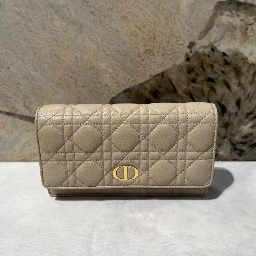Dior羊皮Caro掀蓋WOC-0