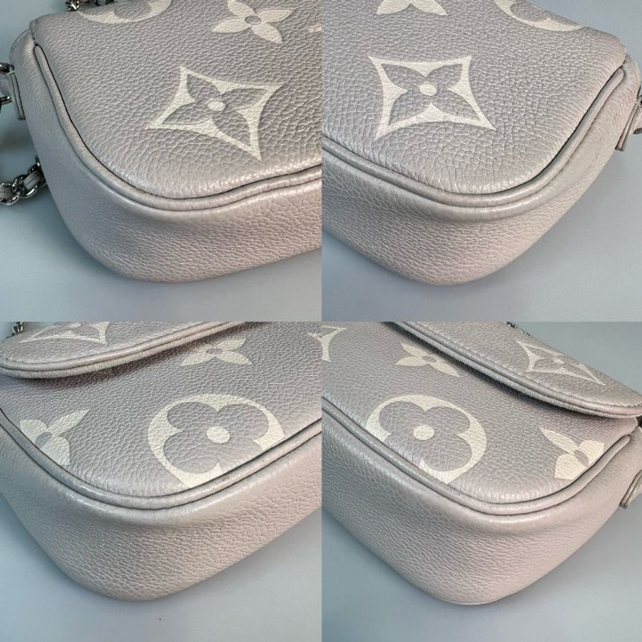 LV M14225/晶片款 芋泥紫色IVY銀鍊包-15