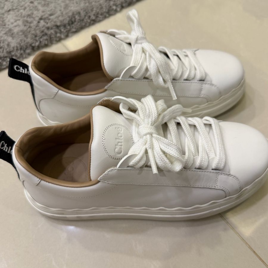 Clhoe 花邊小白鞋 EU37-0