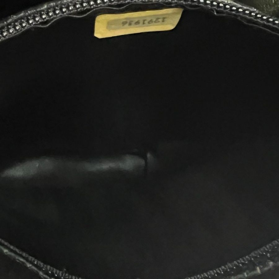 CHANEL VINTAGE流蘇相機包 羊皮黑-8