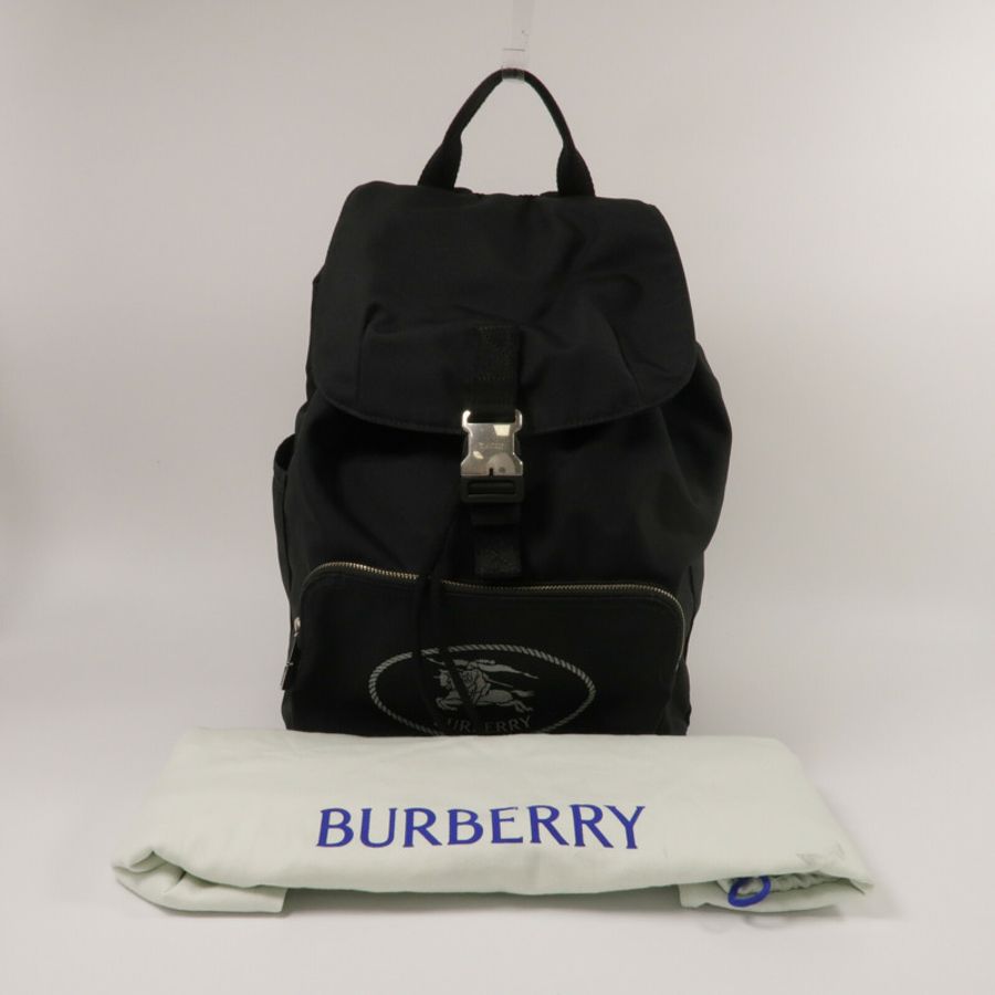 BURBERRY 尼龍Orkney Flap Backpack背包-7