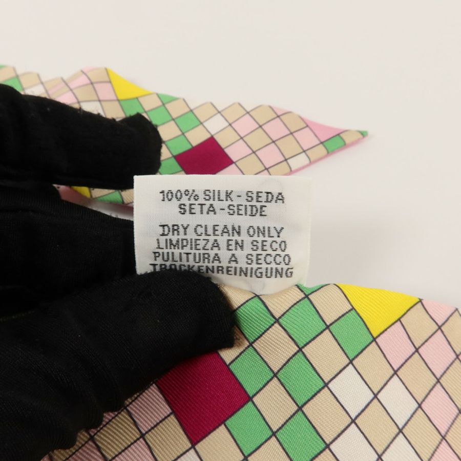 HERMES 絲質Twilly絲巾-7