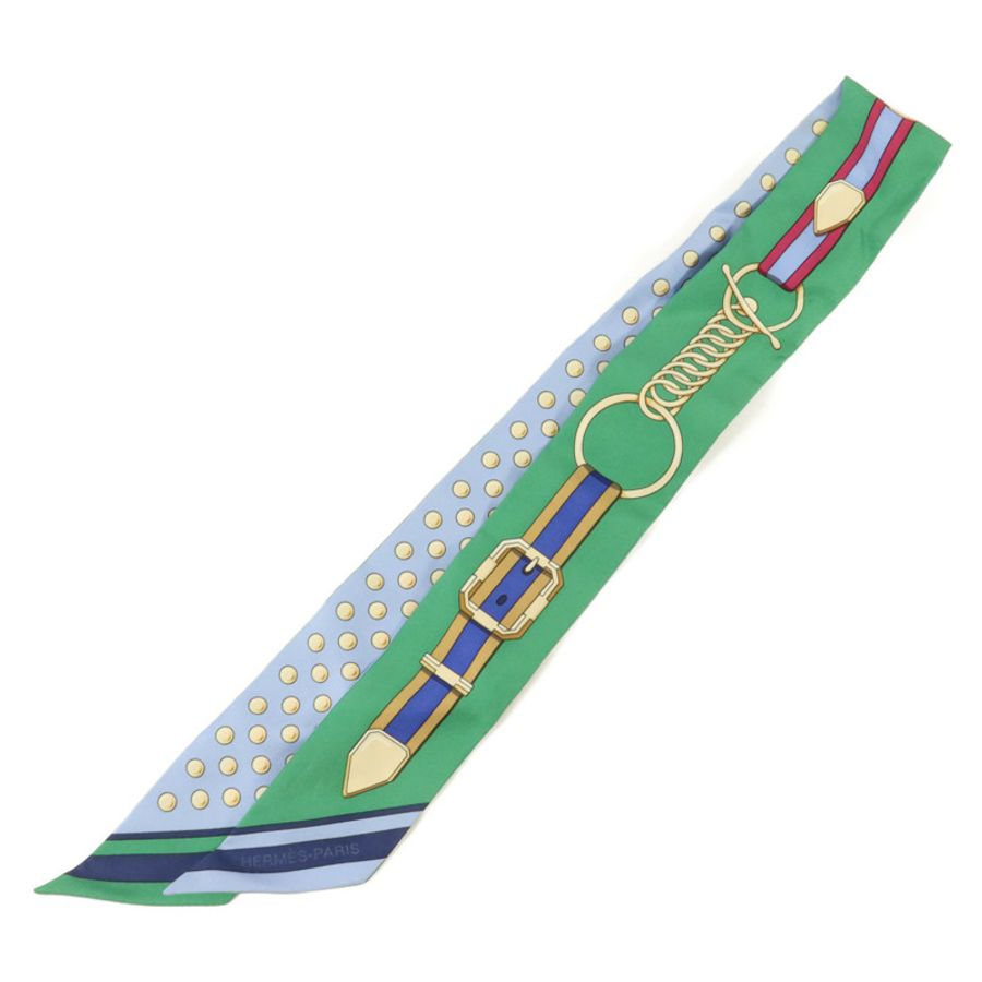 HERMES 絲質Twilly絲巾-1