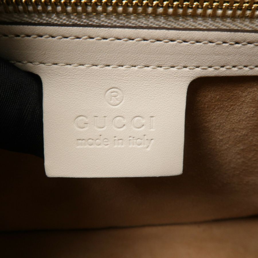 GUCCI 牛皮皮革Sylvie肩背袋-5