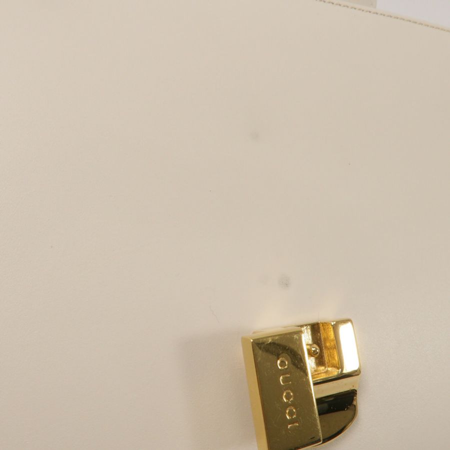 GUCCI 牛皮皮革Sylvie肩背袋-14