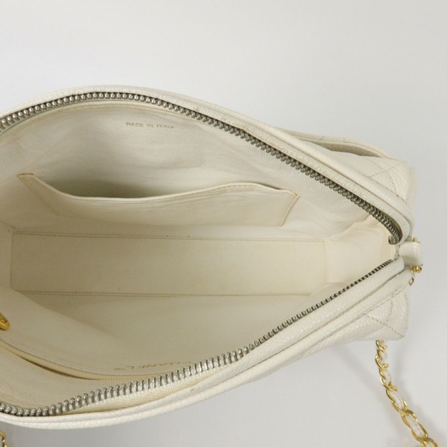 CHANEL 牛皮皮革Vintage Bag鏈帶肩背袋-4