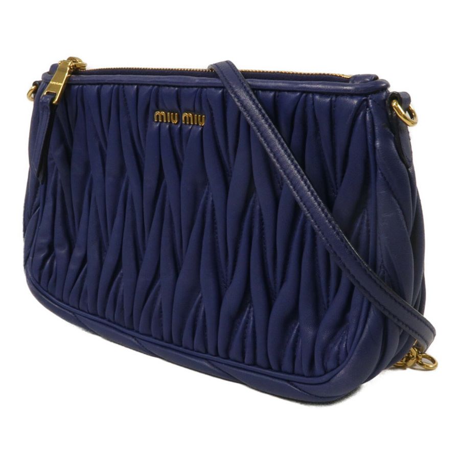 Miu Miu 羊皮皮革Shoulder Bag肩背袋-1