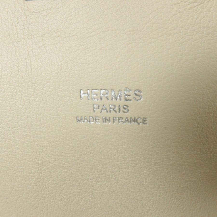 HERMES Evercolor皮革Toolbox 20手挽肩背兩用袋Craie-5