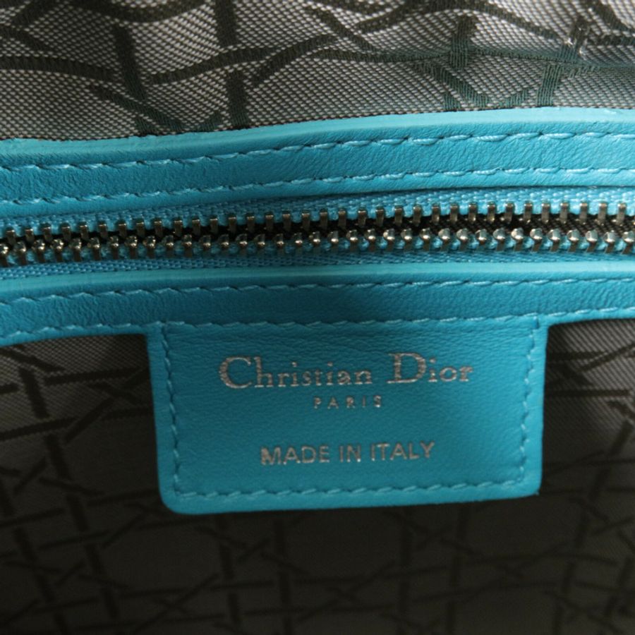 Dior 牛皮皮革Lady Dior Medium手挽肩背兩用袋-5