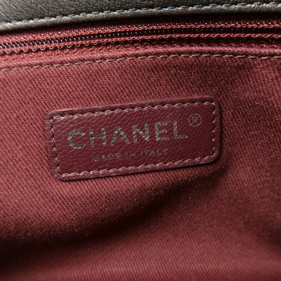 CHANEL 牛皮皮革Chain Shoulder鏈帶肩背袋-5